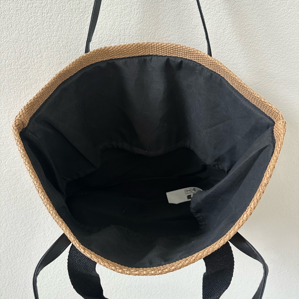 Intimissimi Tan and Black Tote Bag - Picture 3 of 7